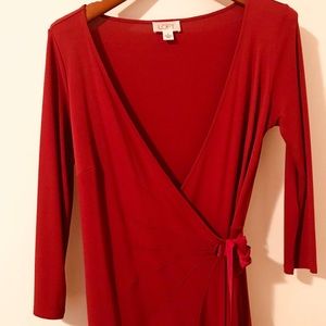 Ann Taylor Loft wrap dress size 8